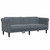  Sofa 3-Seater Dark Gray Velvet A949-372586