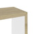  Wall Cube Shelves 3 pcs White and Sonoma Oak A949-326720