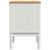  Bedside Cabinet FLORO White 17.7"x15.4"x22.4" Solid Wood Pine A949-374003