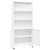  Industrial Bookshelf White 31.5"x12.6"x70.9" Steel A949-339632
