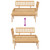  Patio Pallet Sofa Set 2 pcs Solid Wood Acacia A949-365853