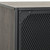  Storage Cabinet Gray 28.3"x14.2"x32.3" Metal and MDF A949-335912