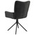  Swivel Dining Chairs 2 pcs Black Velvet A949-344815