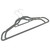  50 pcs Clothes Hanger Set Anti-slip Gray Velvet A949-289918