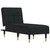  Chaise Longue Black Velvet A949-352811