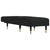  Chaise Longue Black Velvet A949-352811