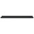  Picture Frame Ledge Shelves 2 pcs Black 23.6"x3.5"x1.2" MDF A949-323932