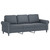  3-Seater Sofa Dark Gray 70.9" Velvet A949-359540