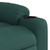  Massage Recliner Chair Dark Green Fabric A949-374162