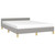  Bed Frame without Mattress Light Gray Queen Fabric A949-347456