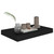  Floating Wall Shelf Black 15.7"x9.1"x1.5" MDF A949-323826