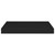  Floating Wall Shelf Black 15.7"x9.1"x1.5" MDF A949-323826