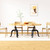  Dining Table Solid Mango Wood and Steel 70.9 A949-244799