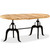  Dining Table Solid Mango Wood and Steel 70.9 A949-244799