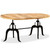  Dining Table Solid Mango Wood and Steel 70.9 A949-244799