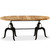  Dining Table Solid Mango Wood and Steel 70.9 A949-244799