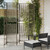  Room Divider 6 Panels Gray Poly Rattan A949-365402