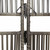  Room Divider 6 Panels Gray Poly Rattan A949-365402