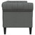 Chesterfield Sofa 2-Seater Dark Gray Fabric A949-372548