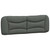  Headboard Cushion "Hvar" Dark Gray 59.8" Fabric A949-374629