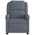  Massage Recliner Chair Dark Gray Velvet A949-371809