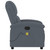  Massage Recliner Chair Dark Gray Velvet A949-371809