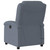  Massage Recliner Chair Dark Gray Velvet A949-371809