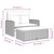  Patio Sofa with Cushions 2-Seater Black Poly Rattan&Acacia Wood A949-365141