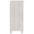  Sideboard HAMAR White 33.5"x13.8"x31.5" Solid Wood Pine A949-340501