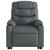  Stand up Massage Recliner Chair Gray Faux Leather A949-3206911