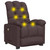  Massage Recliner Dark Brown Fabric A949-289811