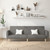  2-Seater Sofa Bed Dark Gray Fabric A949-375785