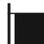  3-Panel Room Divider Black 102.4"x70.9" Fabric A949-320734