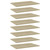  Bookshelf Boards 8 pcs Sonoma Oak 23.6"x15.7"x0.6" Engineered Wood A949-805257