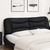  Headboard Cushion "Hvar" Black 72" Faux Leather A949-374614