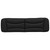  Headboard Cushion "Hvar" Black 72" Faux Leather A949-374614