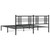  Metal Bed Frame without Mattress with Headboard Black 76"x79.9 A949-376330