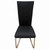  Dining Chairs 4 pcs Black Faux Leather A949-241915