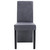  Dining Chairs 4 pcs Gray Faux Suede Leather A949-249203