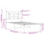  Metal Bed Frame without Mattress with Headboard White 39.4"x78.7 A949-374383
