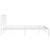  Metal Bed Frame without Mattress with Headboard White 59.1"x78.7 A949-355612