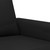  2-Seater Sofa Black 47.2" Faux Leather A949-359499