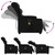  Stand up Massage Recliner Chair Black Faux Leather A949-3206909