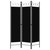  3-Panel Room Divider Black 47.2"x70.9 A949-320702