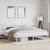  Metal Bed Frame without Mattress with Headboard White 76"x79.9 A949-374296