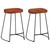  Gavin Bar Stools 2 pcs 17.7"x15.7"x24.8" Solid Wood Mango A949-344915