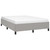 Bed Frame without Mattress Light Gray 53.9"x74.8" Full Fabric A949-347104