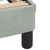  Bed Frame "Dover" Light Gray 39.4"x74.8" Velvet A949-373267