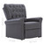  Reclining Chair Gray Faux Leather A949-282275