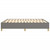  Box Spring Bed Frame Dark Gray King Fabric (US Only) A949-3121006